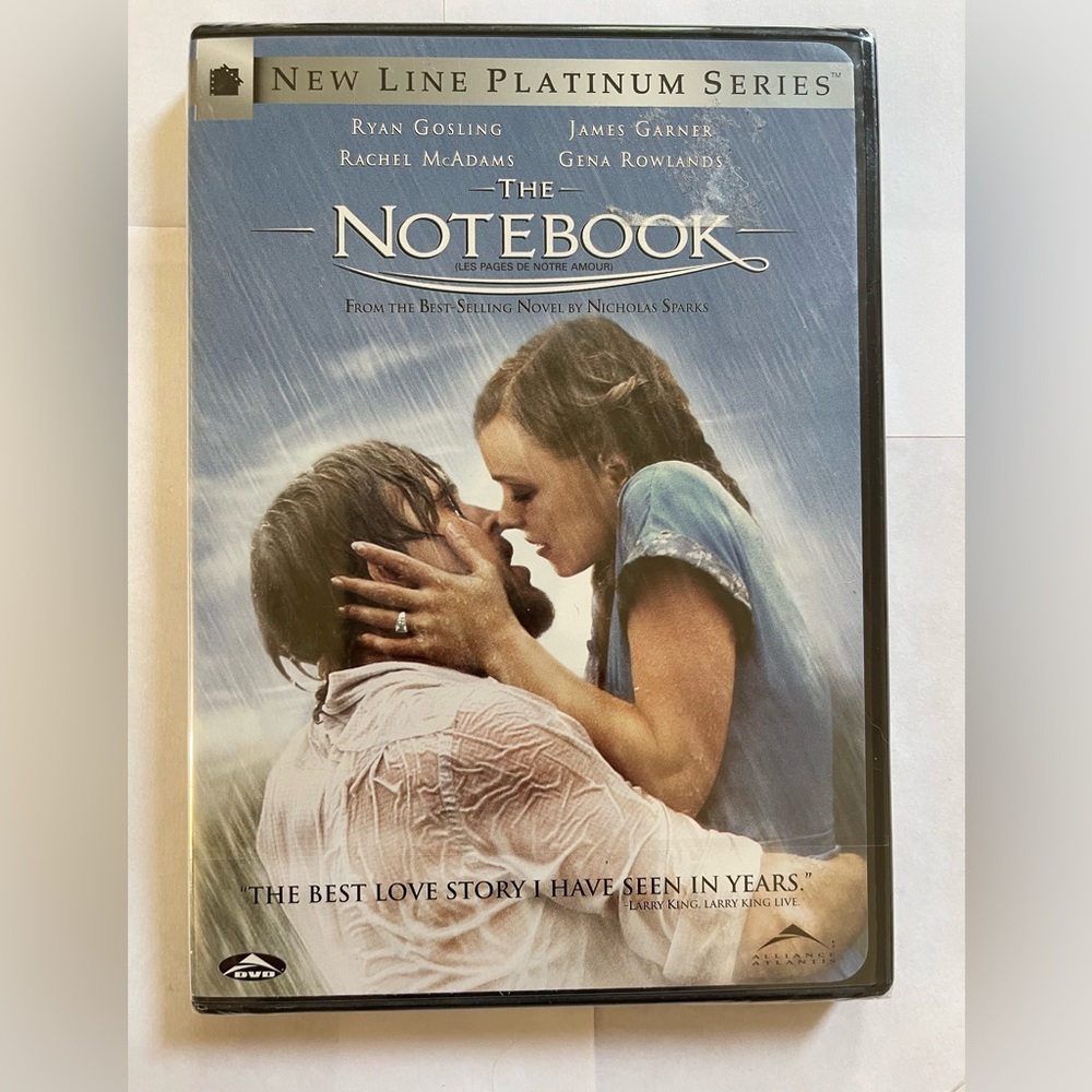 The Notebook DVD From The Best-selling Novel By Nicholas Sparks NEW